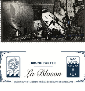 Bière Brune Porter "La Blason" Brasserie Poèm
