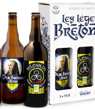 Coffret Bières de Bretagne "Les Légendes Bretonnes" (3 x 75 cl)