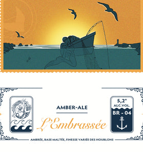 Bière Amber-Ale "L’Embrassée" Brasserie Poèm